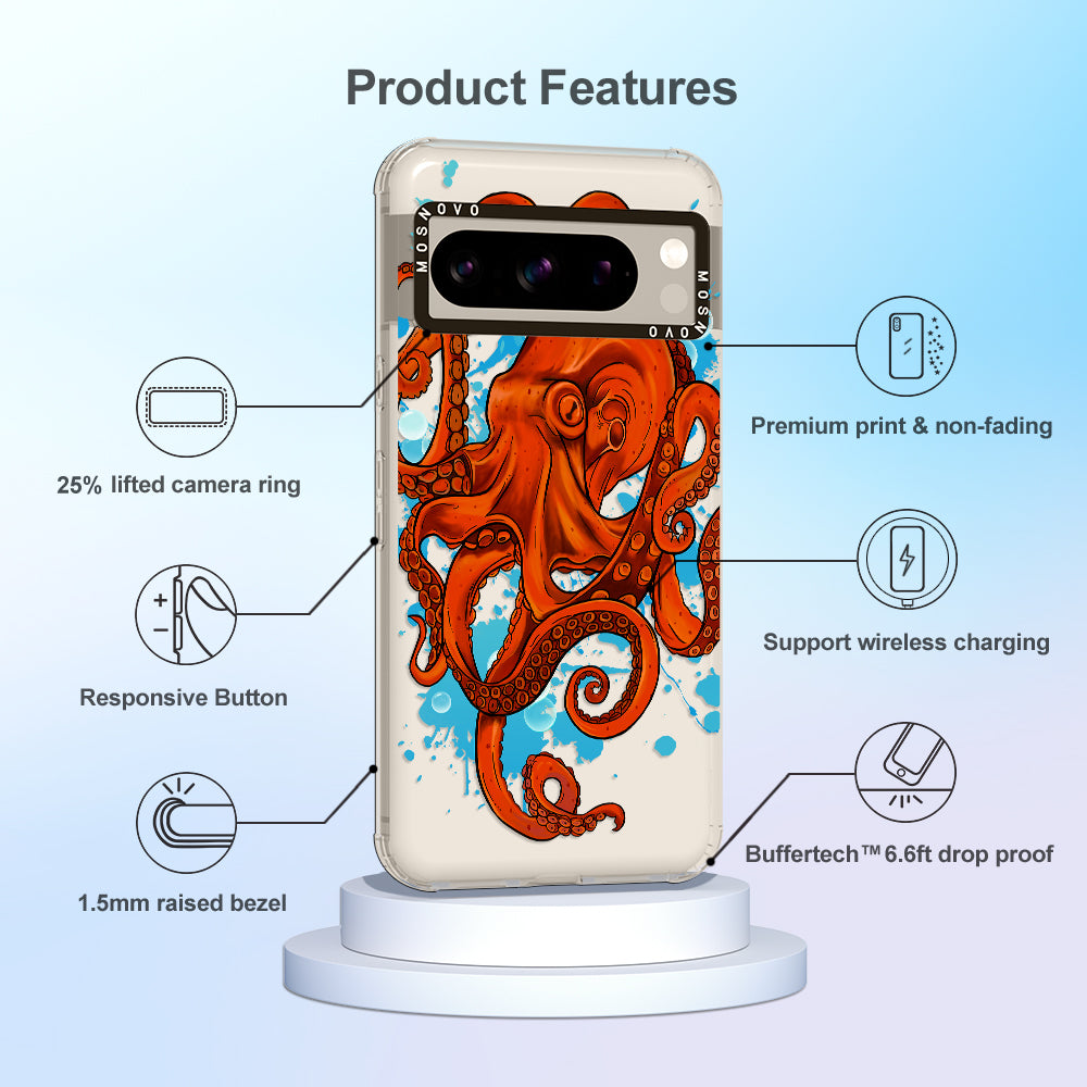 Octopus Phone Case - Google Pixel 8 Pro Case