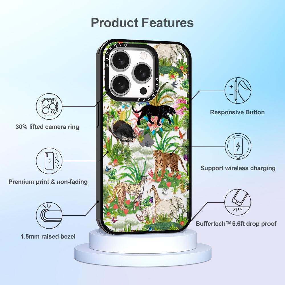 Wildlife Phone Case - iPhone 15 Pro Case - MOSNOVO