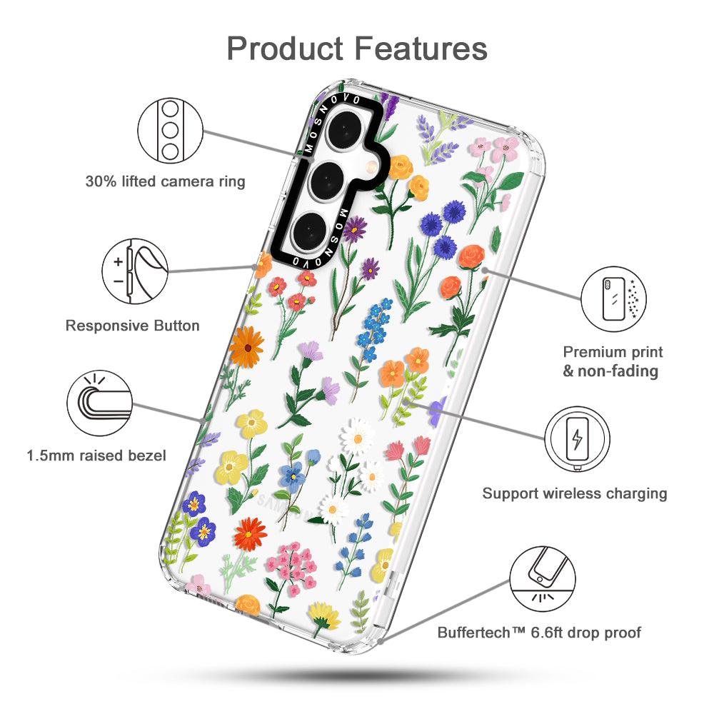 Botanical Floral Phone Case - Samsung Galaxy S23 FE Case