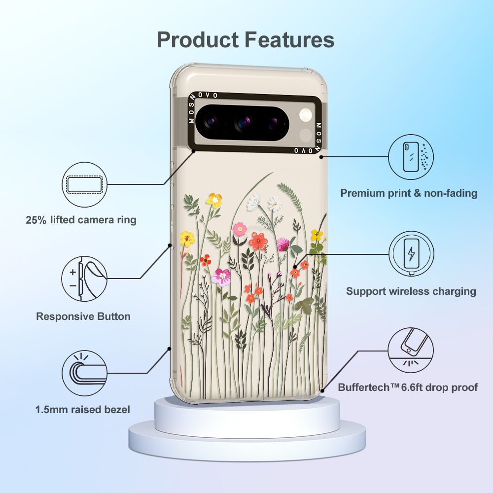 Spring Wildflower Phone Case - Google Pixel 8 Pro Case - MOSNOVO