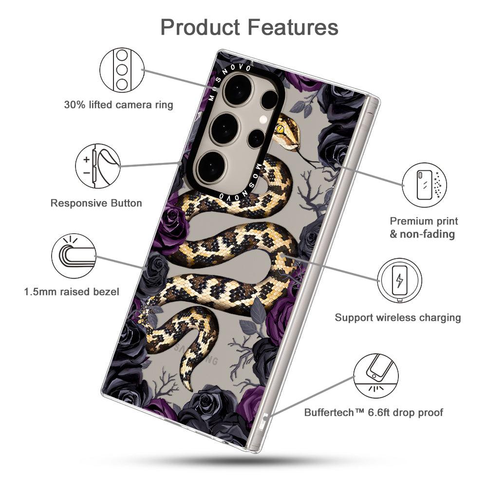 Secret Snake Garden Phone Case - Samsung Galaxy S24 Ultra Case - MOSNOVO