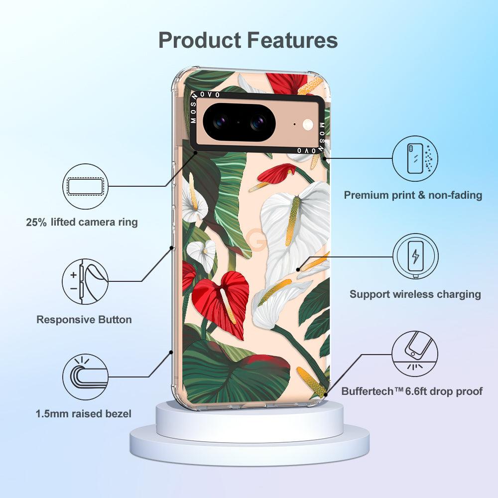 Anthurium Phone Case - Google Pixel 8 Case - MOSNOVO