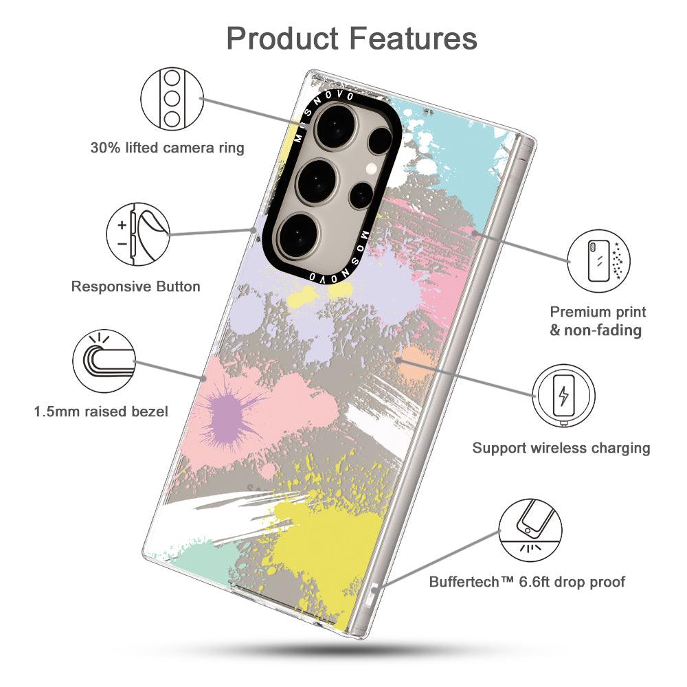 Splash Paint Phone Case - Samsung Galaxy S24 Ultra Case - MOSNOVO