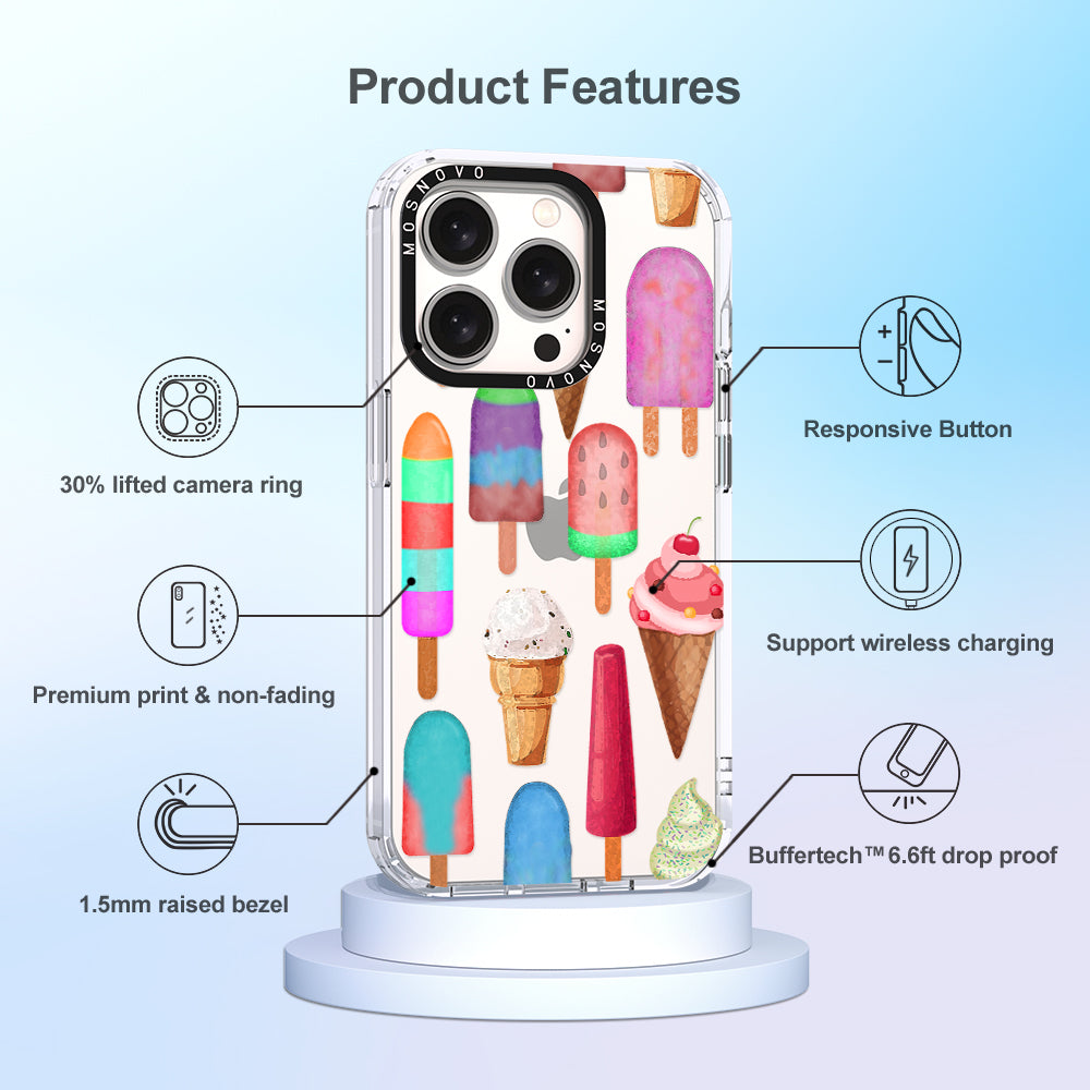 Ice Cream Phone Case - iPhone 15 Pro Case - MOSNOVO