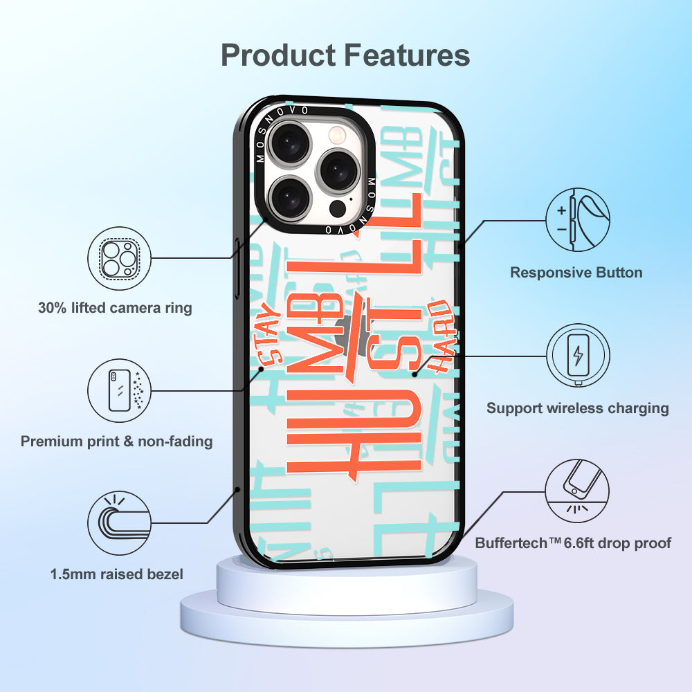 Hustle Phone Case - iPhone 15 Pro Max Case - MOSNOVO