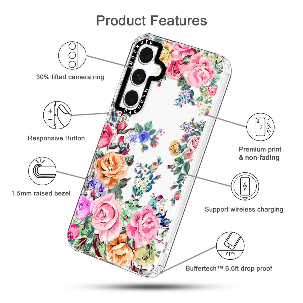 Flower Garden Phone Case - Samsung Galaxy S23 FE Case