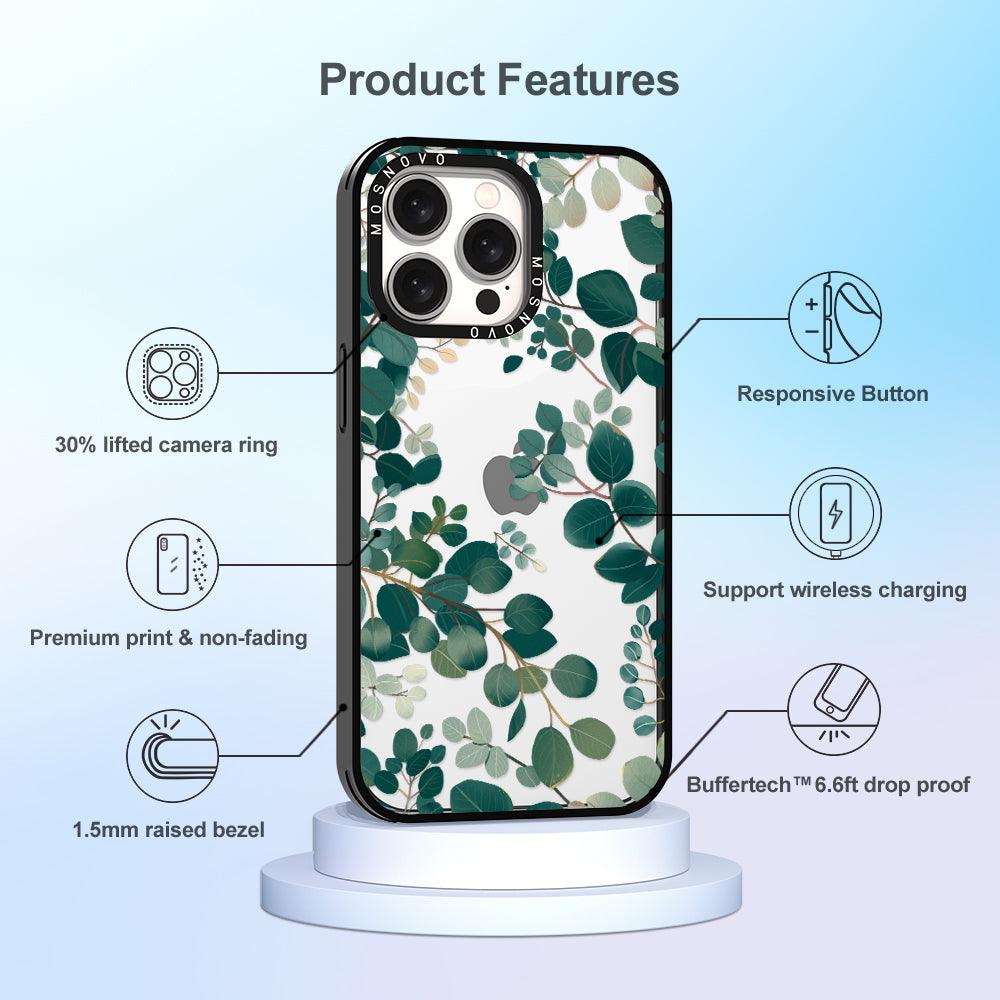 Eucalyptus Phone Case - iPhone 15 Pro Max Case - MOSNOVO