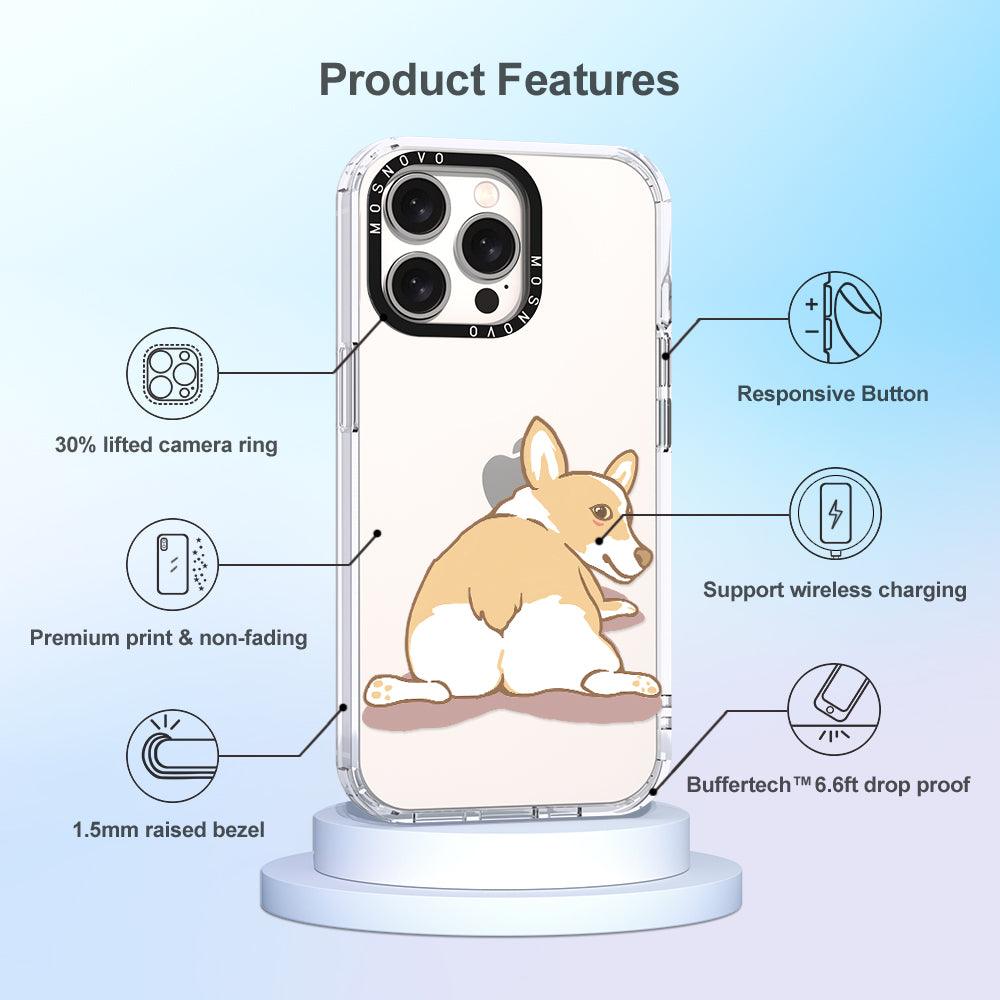 Corgi Dog Phone Case - iPhone 15 Pro Max Case - MOSNOVO