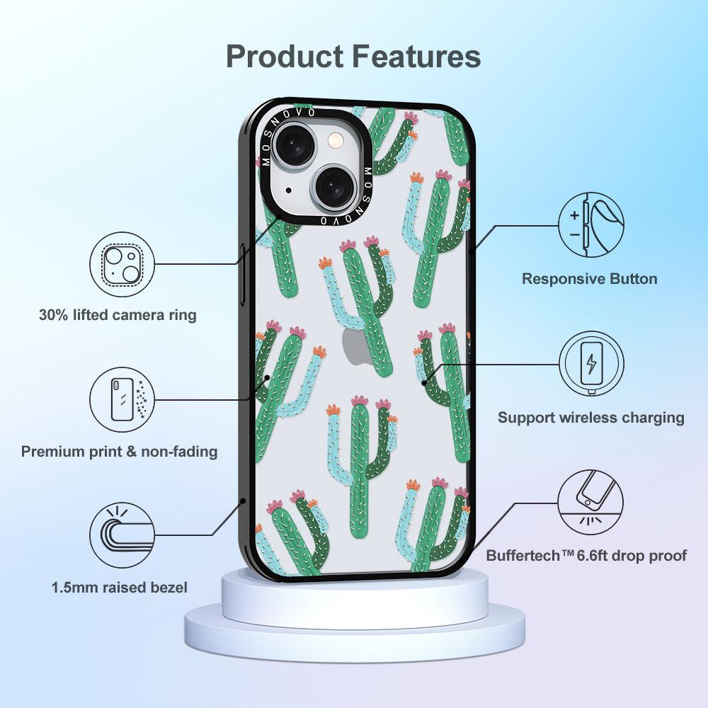 Cactus Phone Case - iPhone 15 Plus Case - MOSNOVO