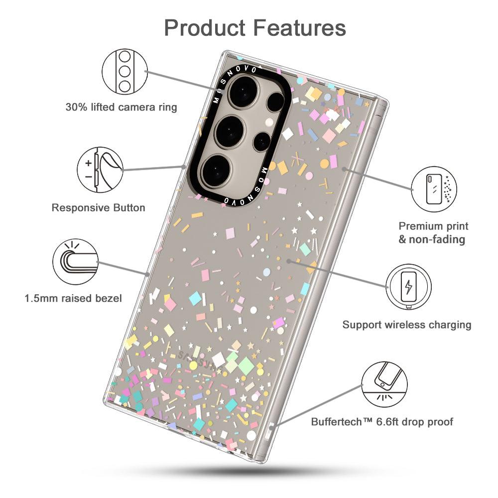 Confetti Phone Case - Samsung Galaxy S24 Ultra Case - MOSNOVO