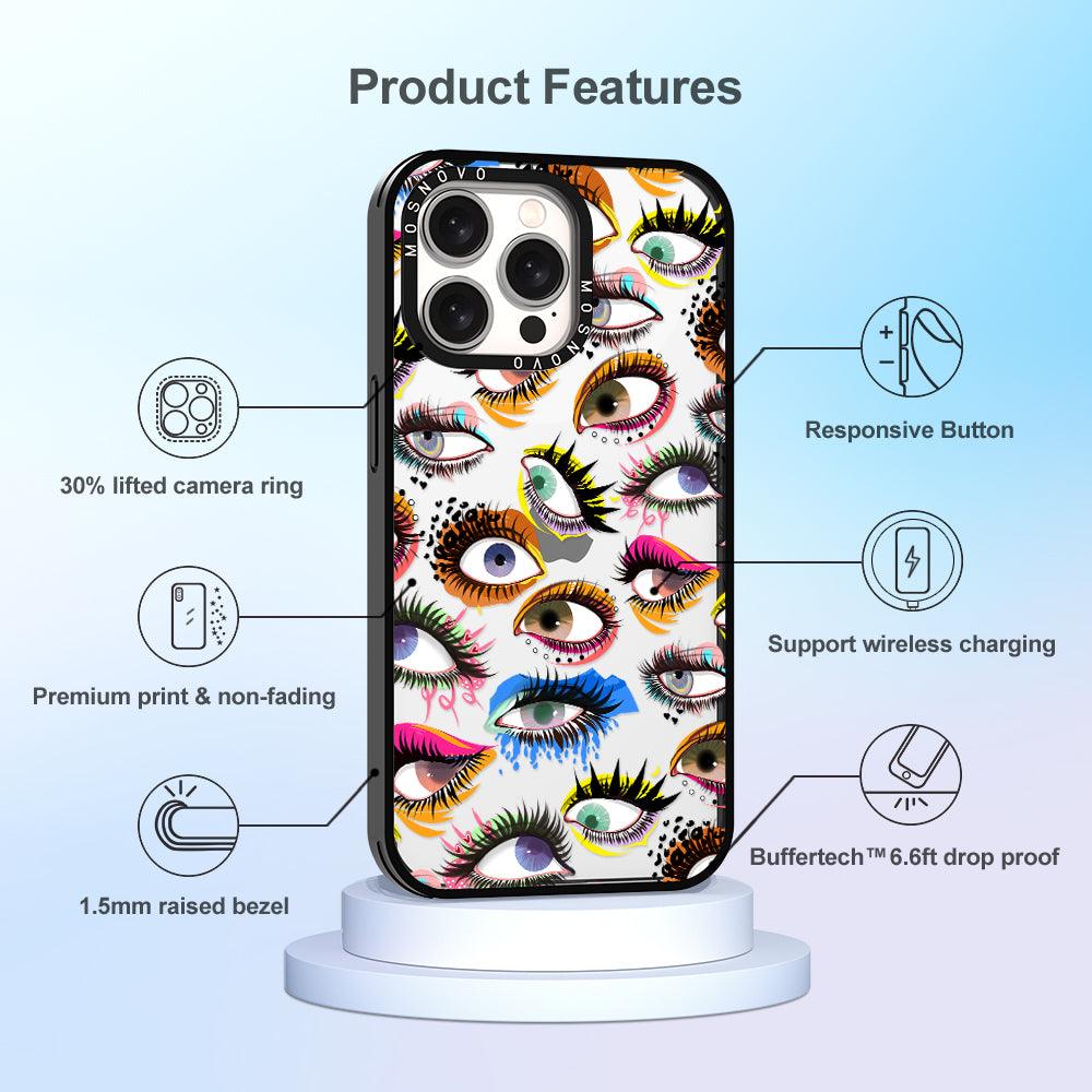 Eyes Phone Case - iPhone 15 Pro Max Case - MOSNOVO