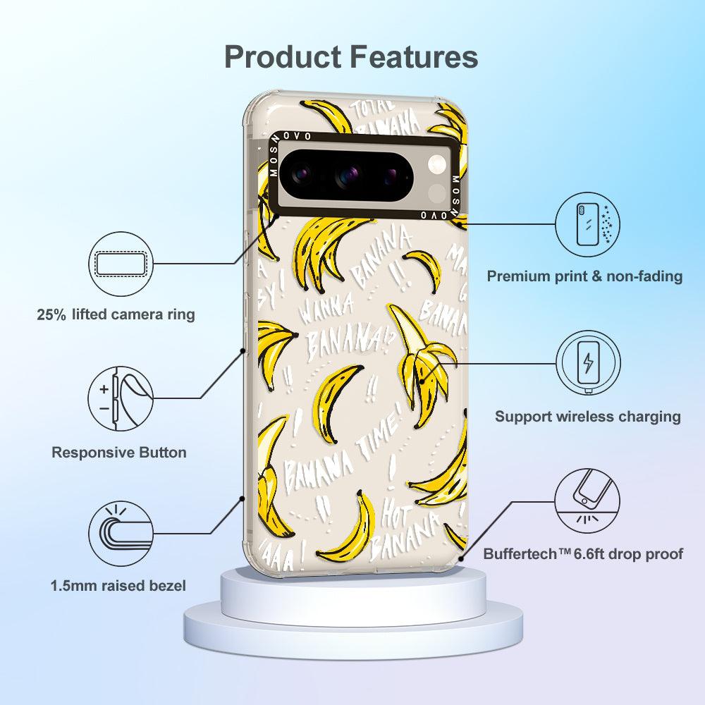 Banana Banana Phone Case - Google Pixel 8 Pro Case - MOSNOVO