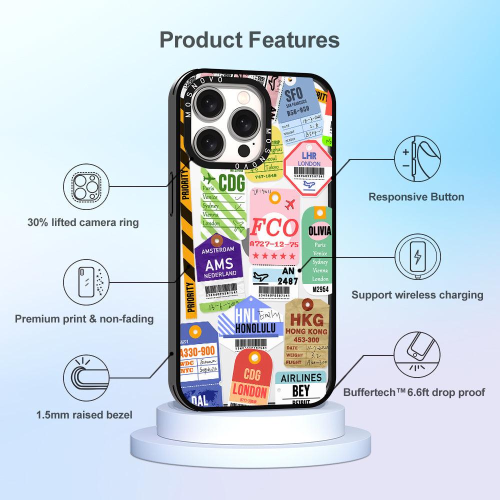 Ticket Label Phone Case - iPhone 15 Pro Max Case - MOSNOVO