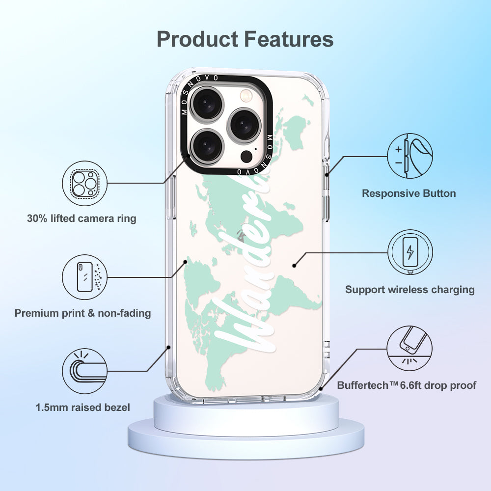 Wanderlust Phone Case - iPhone 15 Pro Case - MOSNOVO