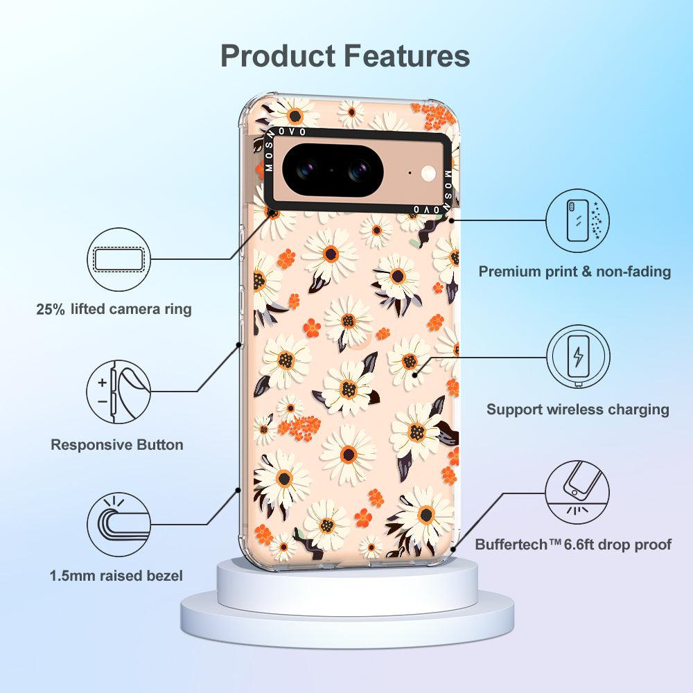 Spring Daisy Phone Case - Google Pixel 8 Case - MOSNOVO