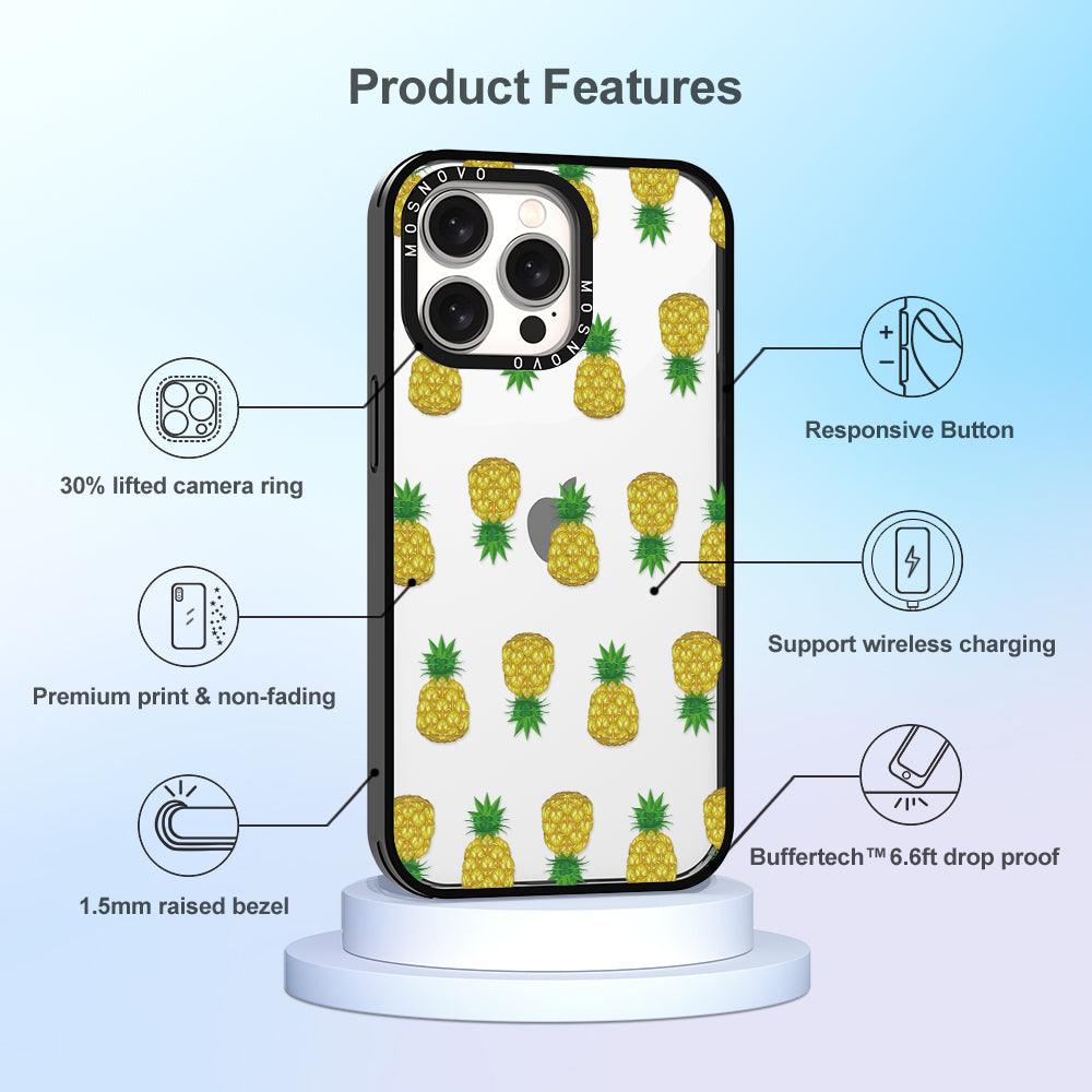 Cute Pineapples Phone Case - iPhone 15 Pro Max Case - MOSNOVO