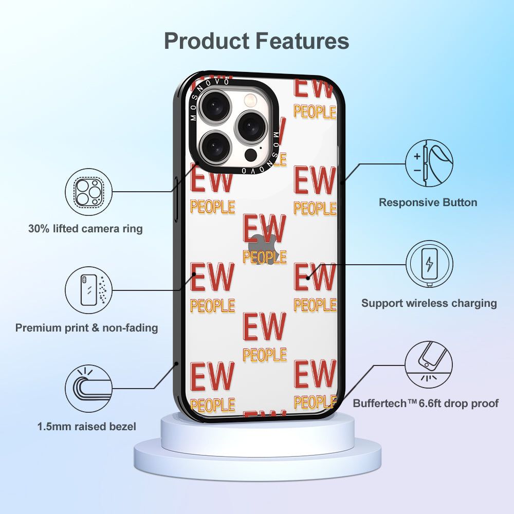 EW People Phone Case - iPhone 15 Pro Max Case - MOSNOVO