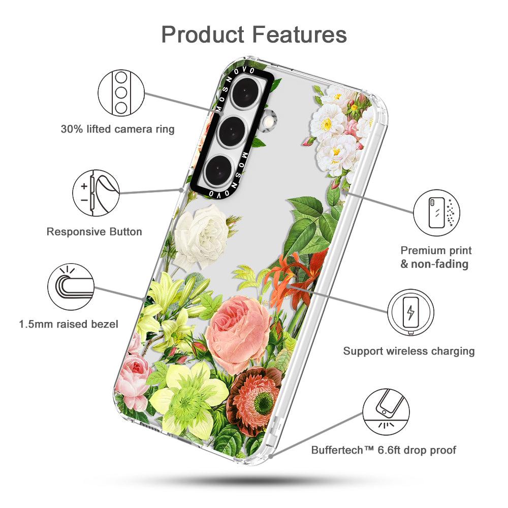 Botanical Garden Phone Case - Samsung Galaxy S24 Plus Case - MOSNOVO