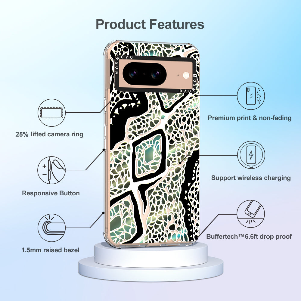 Jade Snake Phone Case - Google Pixel 8 Case - MOSNOVO