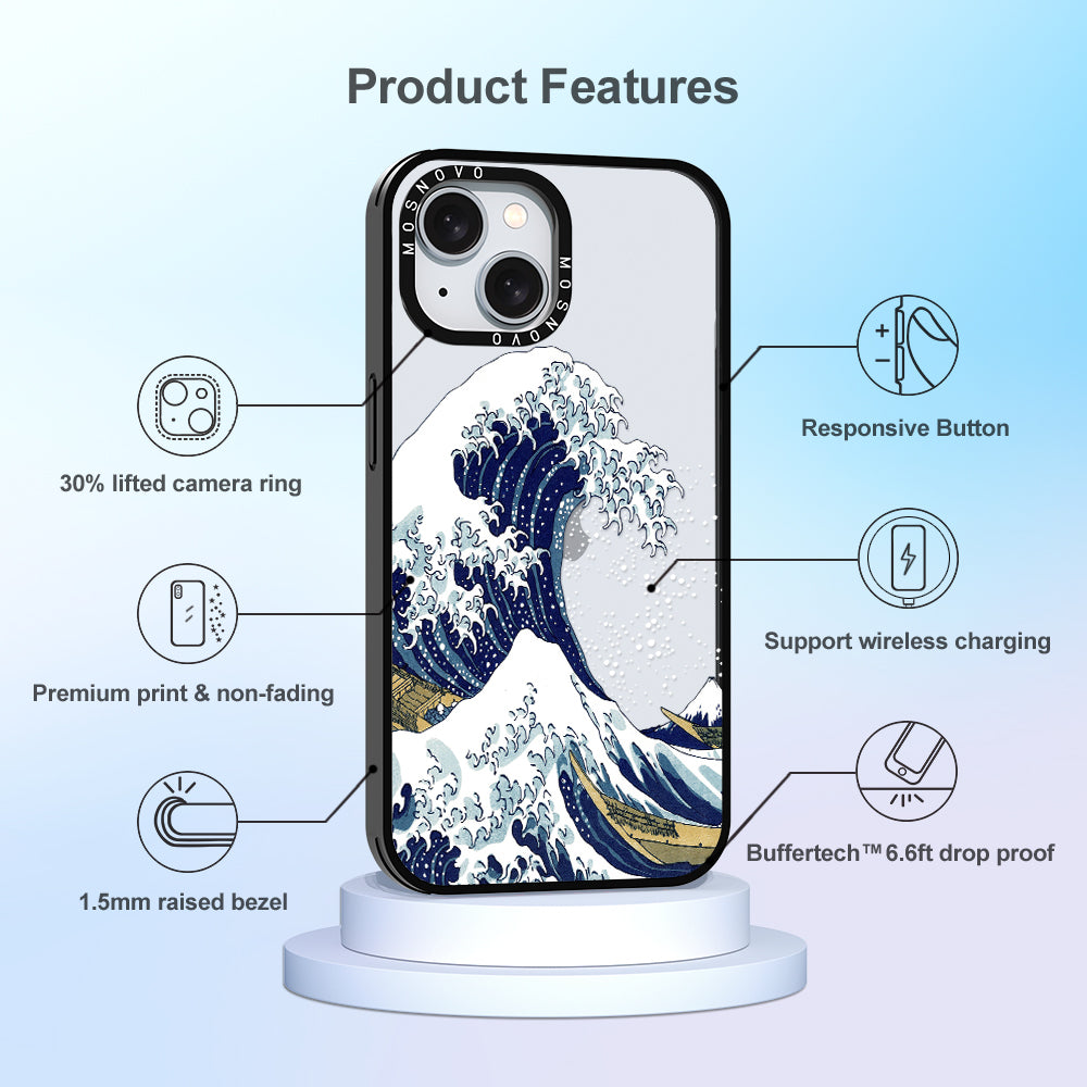 Great Wave Phone Case - iPhone 15 Case - MOSNOVO