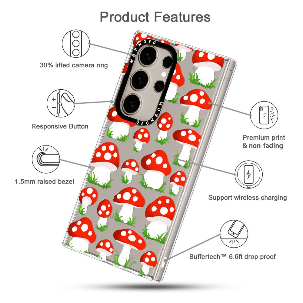 Cute Mushroom Phone Case - Samsung Galaxy S24 Ultra Case - MOSNOVO