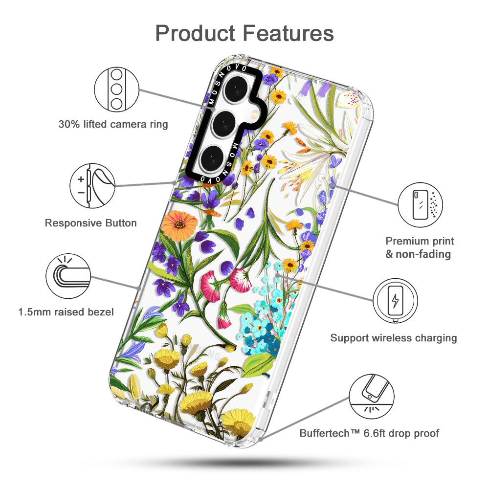 Floral Garden Phone Case - Samsung Galaxy S23 FE Case