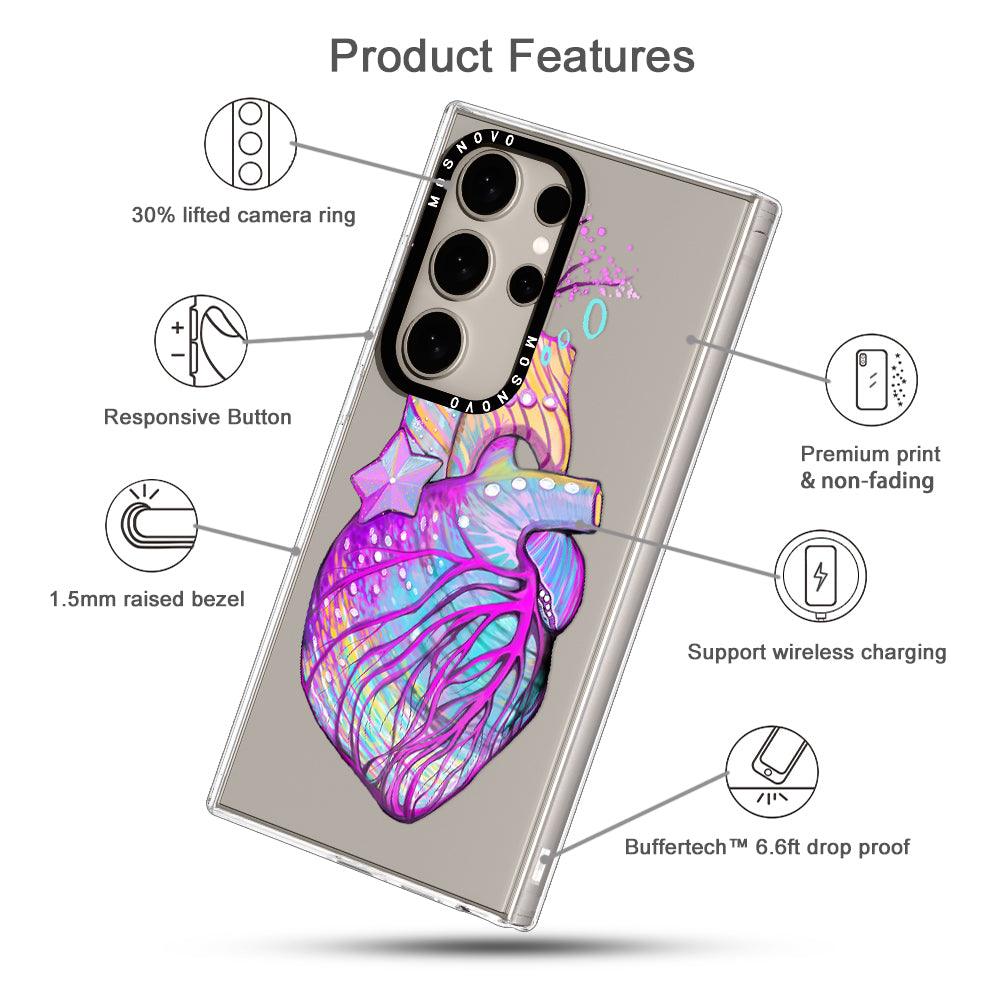 Art of Heart Phone Case - Samsung Galaxy S24 Ultra Case - MOSNOVO