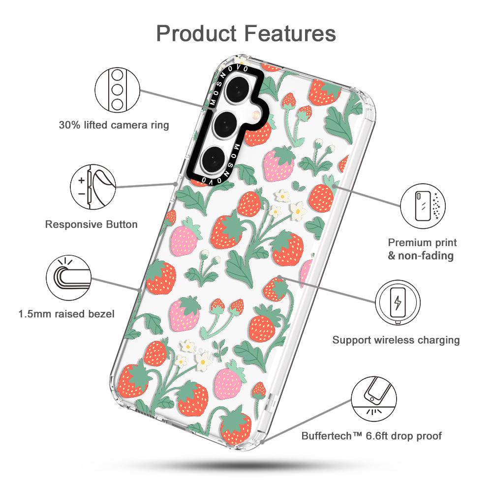 Strawberry Garden Phone Case - Samsung Galaxy S23 FE Case