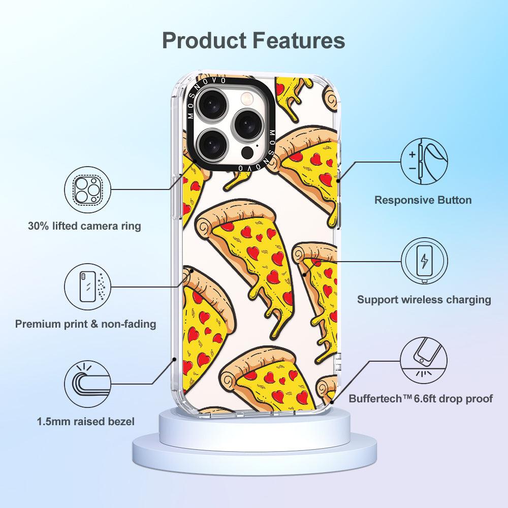 Pizza Phone Case - iPhone 15 Pro Max Case - MOSNOVO