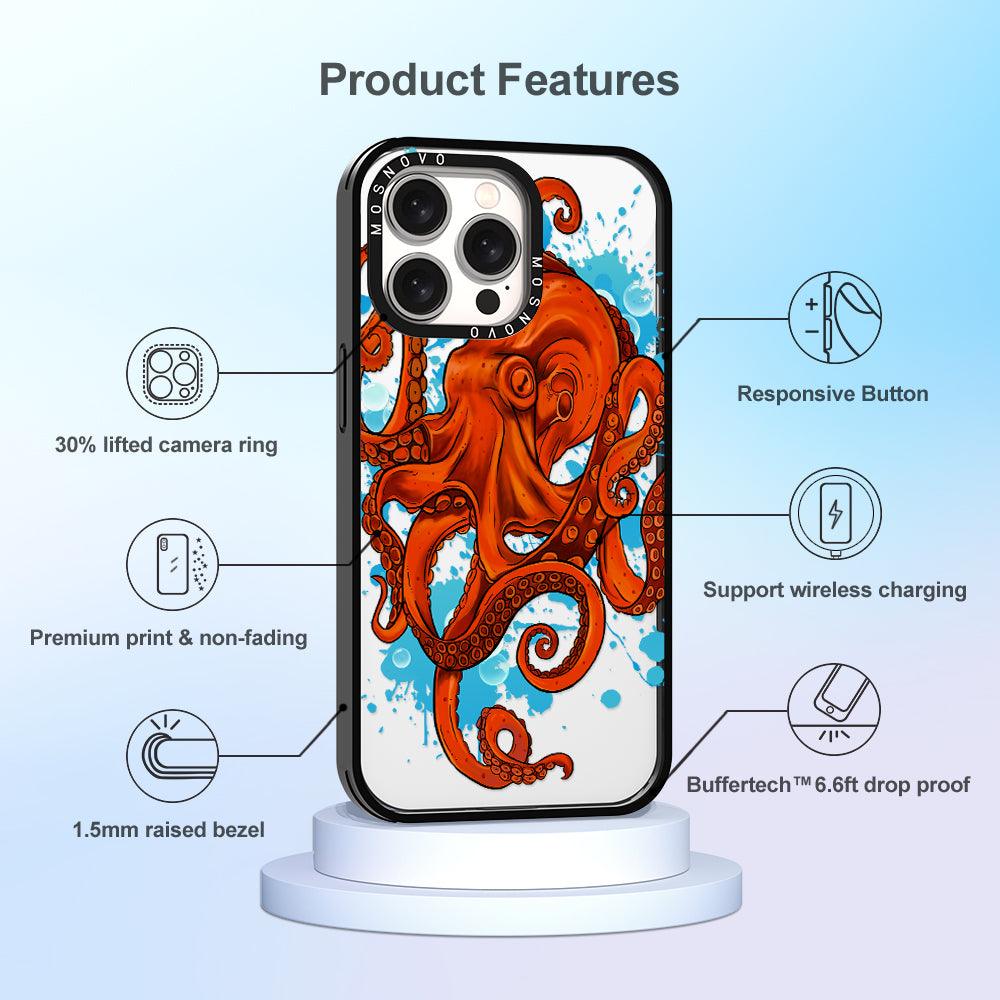 Octupus Phone Case - iPhone 15 Pro Max Case - MOSNOVO