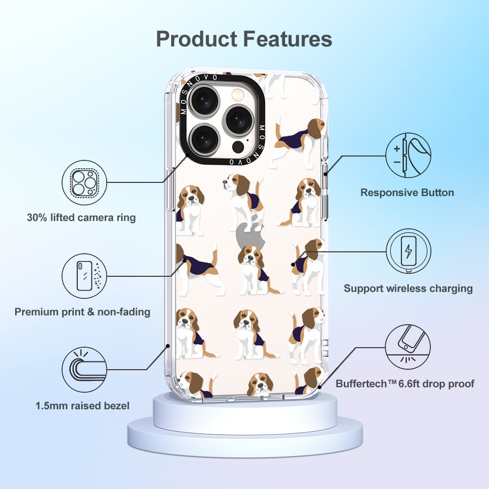 Cute Beagles Phone Case - iPhone 15 Pro Max Case - MOSNOVO