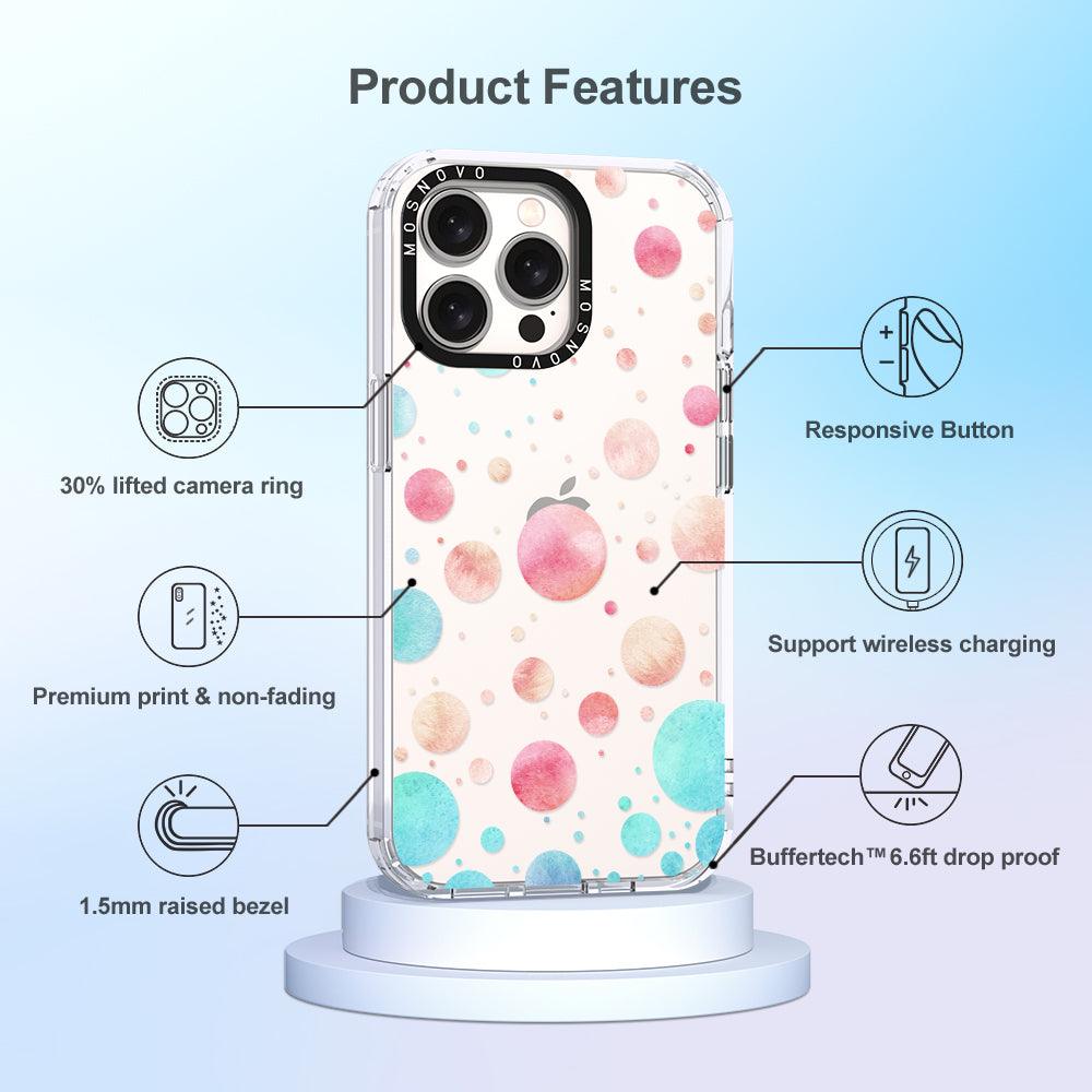 Colorful Bubbles Phone Case - iPhone 15 Pro Max Case - MOSNOVO