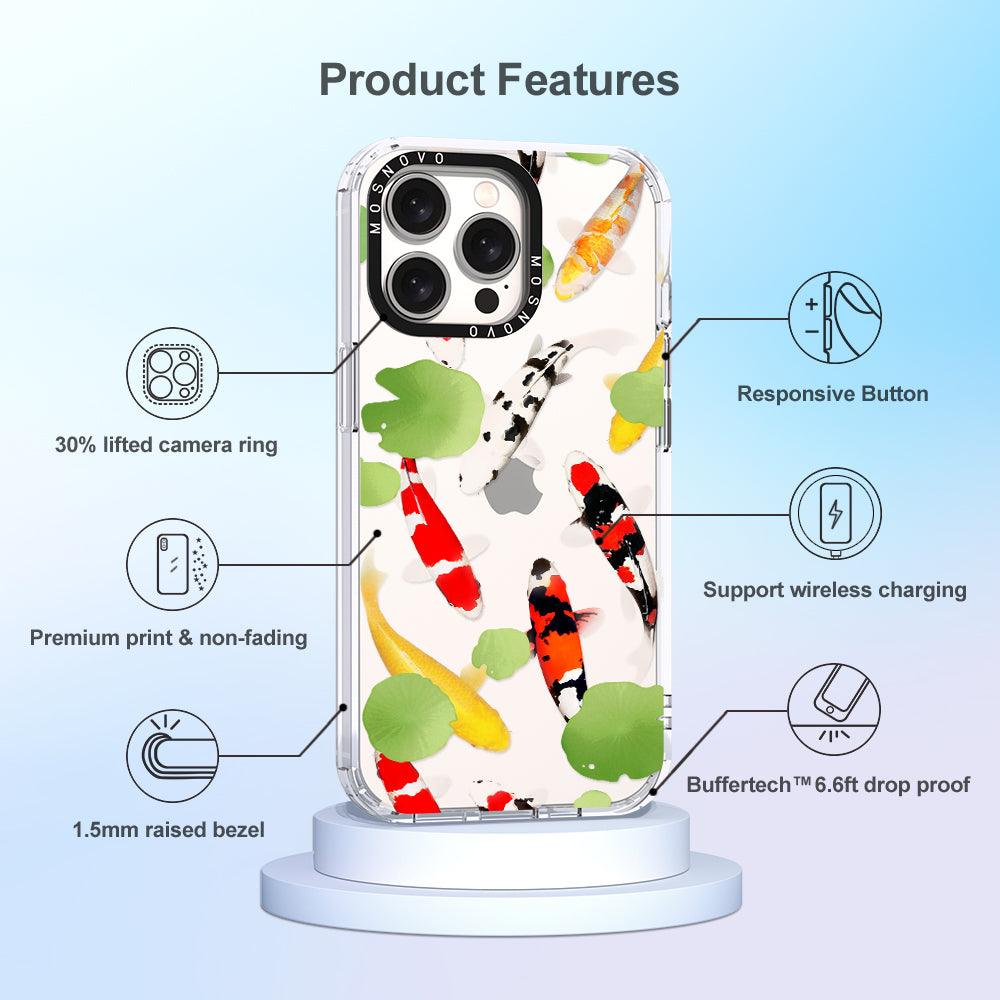 Koi Phone Case - iPhone 15 Pro Max Case - MOSNOVO