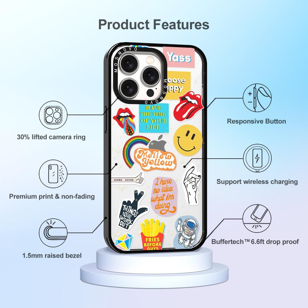 Pop Culture Phone Case - iPhone 15 Pro Max Case - MOSNOVO