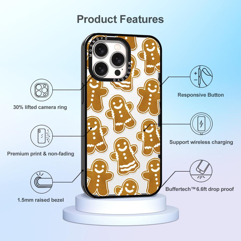 Ginger Breadman Phone Case - iPhone 15 Pro Max Case - MOSNOVO