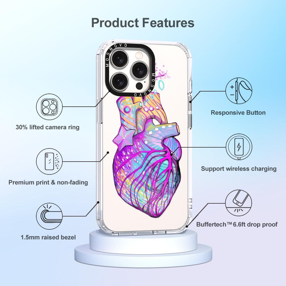 The Heart of Art Phone Case - iPhone 15 Pro Max Case - MOSNOVO