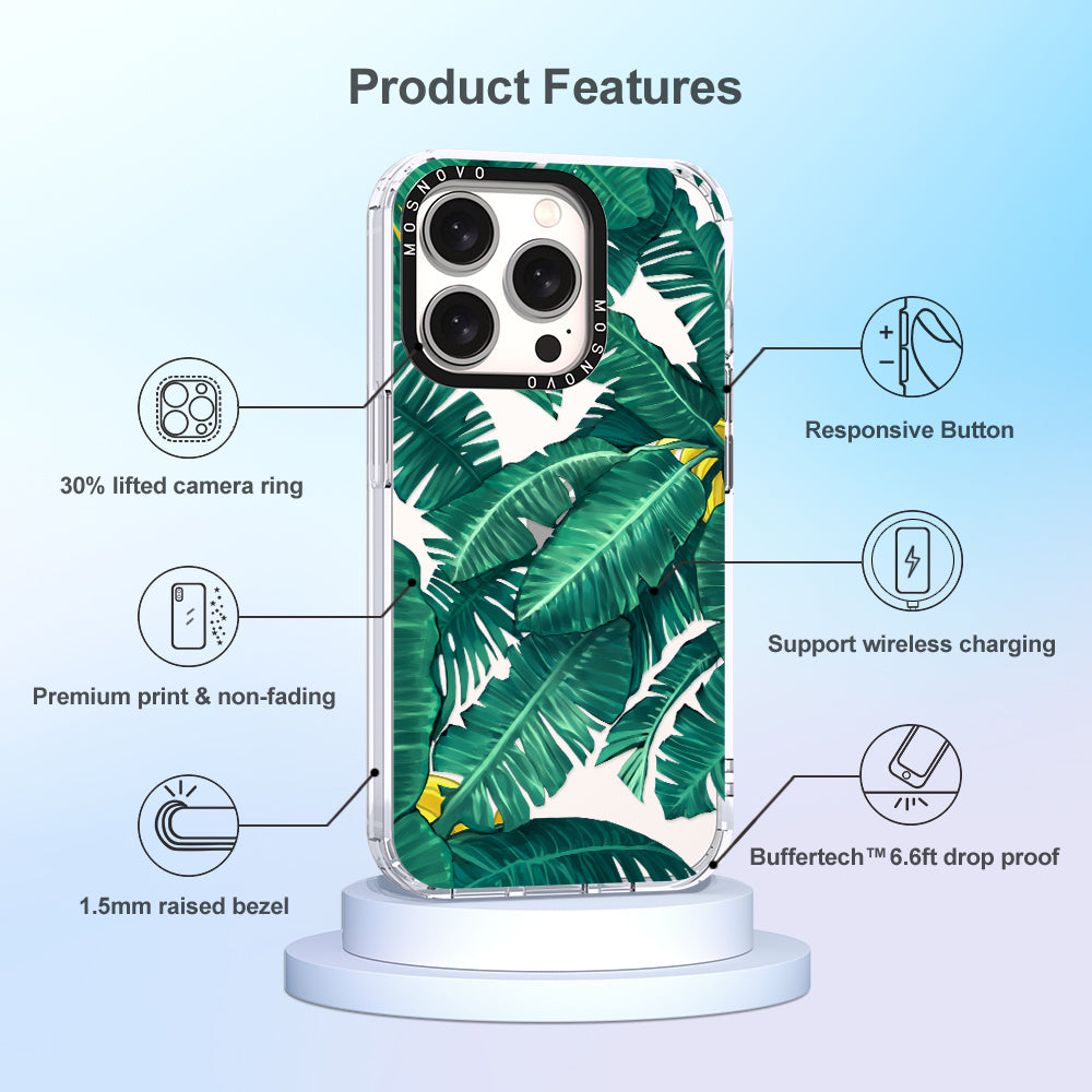 Banana Tree Phone Case - iPhone 15 Pro Case - MOSNOVO