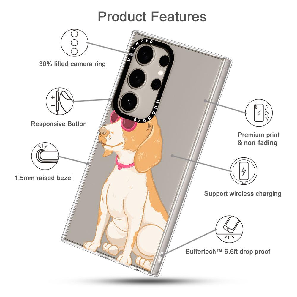 Cute Beagle Phone Case - Samsung Galaxy S24 Ultra Case - MOSNOVO