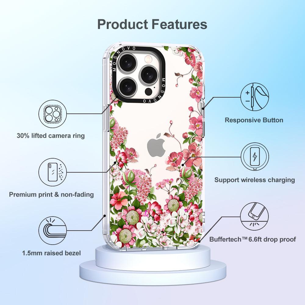 Blooms Phone Case - iPhone 15 Pro Max Case - MOSNOVO