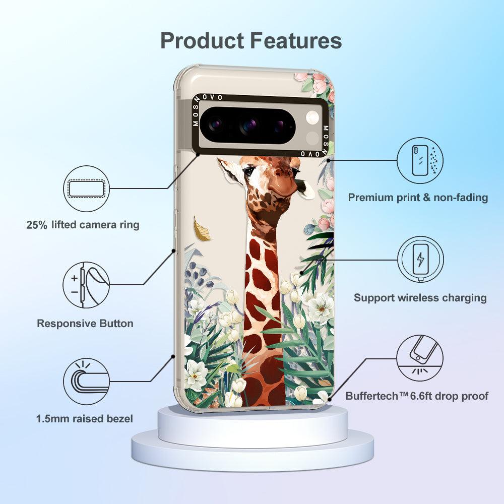 Giraffe In The Garden Phone Case - Google Pixel 8 Pro Case - MOSNOVO