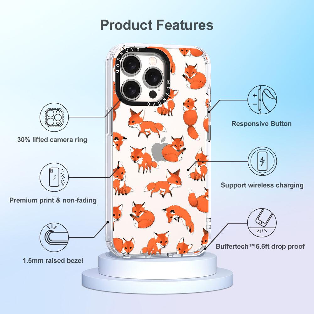 Fox Phone Case - iPhone 15 Pro Max Case - MOSNOVO