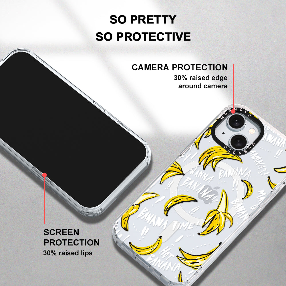 Banana Banana Phone Case - iPhone 15 Case - MOSNOVO