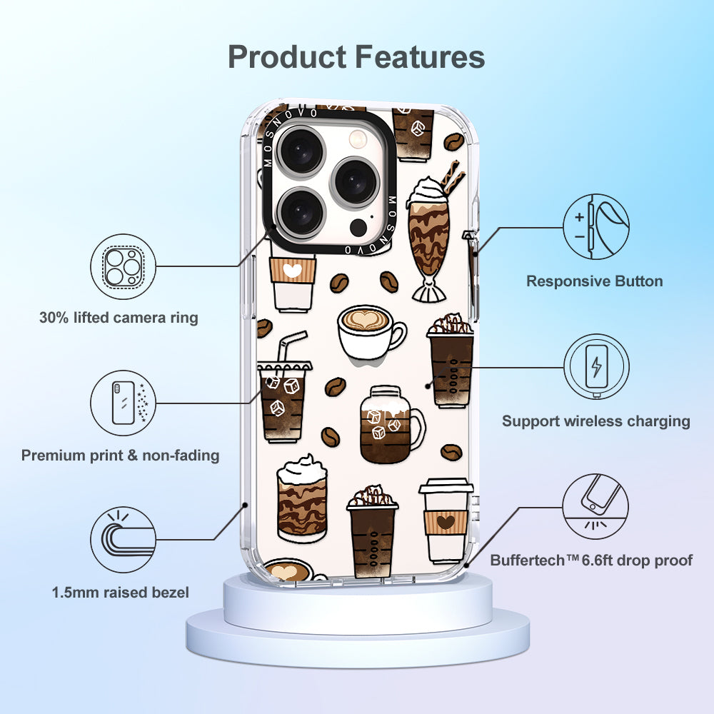 Coffee Phone Case - iPhone 15 Pro Case - MOSNOVO