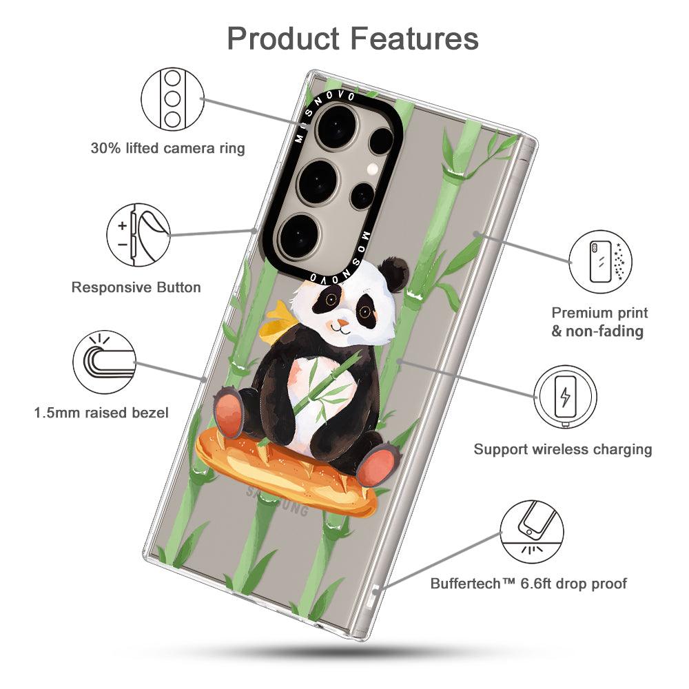 Bambo Panda Phone Case - Samsung Galaxy S24 Ultra Case - MOSNOVO