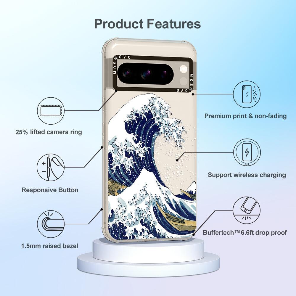 Great Wave Phone Case - Google Pixel 8 Pro Case - MOSNOVO