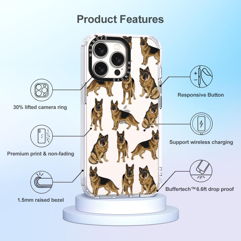 Shepherd Dog Phone Case - iPhone 15 Pro Max Case - MOSNOVO