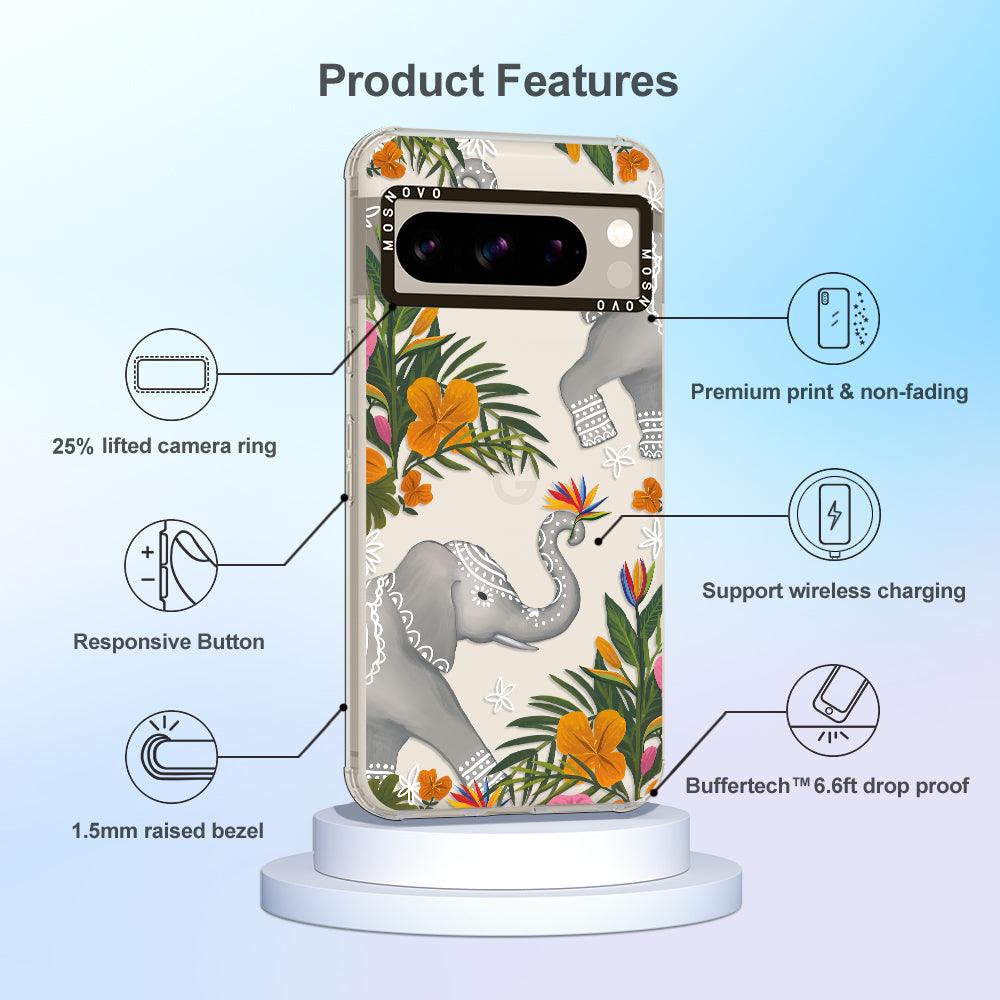 Elephant Phone Case - Google Pixel 8 Pro Case - MOSNOVO