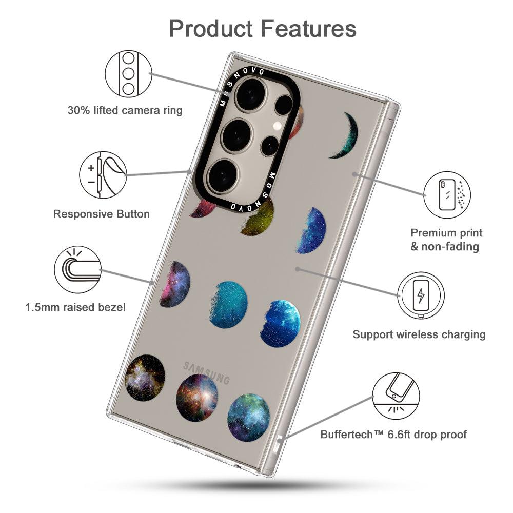 Moon Phase Phone Case - Samsung Galaxy S24 Ultra Case - MOSNOVO