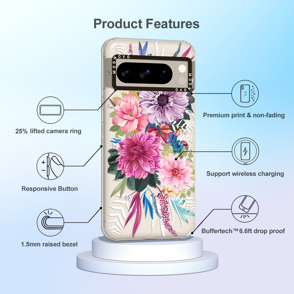 Dahlia Bloom Phone Case - Google Pixel 8 Pro Case