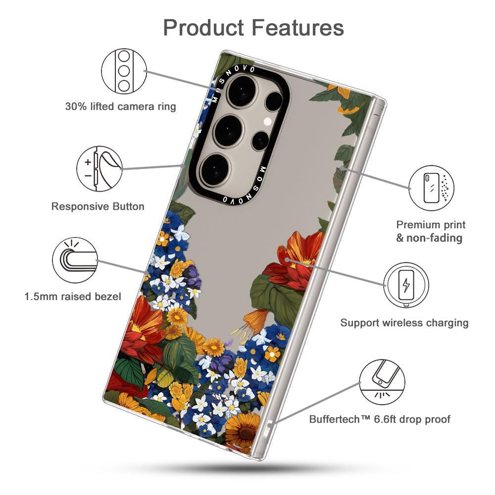 Floral Garden Phone Case - Samsung Galaxy S24 Ultra Case - MOSNOVO